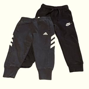 2 pair boys sweat pants
